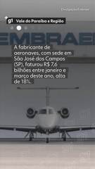 Faturamento da Embraer atinge recorde de R$ 7,6 bilhões no primeiro trimestre de 2026