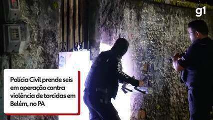 Operação Jogo Limpo: Polícia Civil prende cinco por ataques a sedes de organizadas em Belém