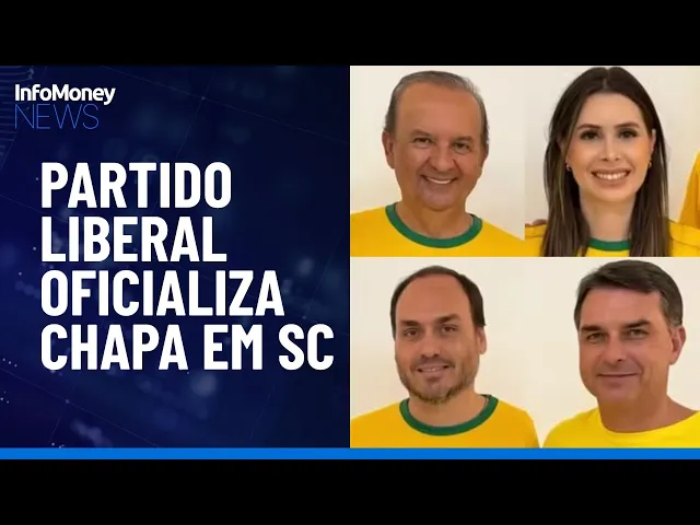PL oficializa Carlos Bolsonaro e Caroline de Toni para o Senado em Santa Catarina