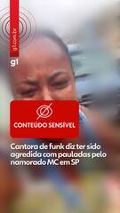 Funkeira MC Rica acusa namorado MC GDS de agressão a pauladas em São Paulo