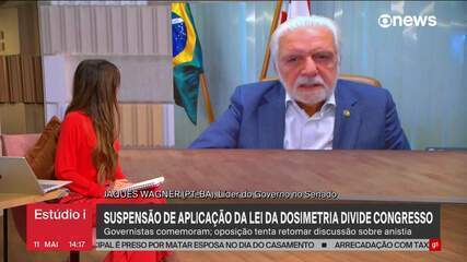  Jaques Wagner condena PEC da Anistia e classifica rejeição de Jorge Messias como ‘violência institucional’