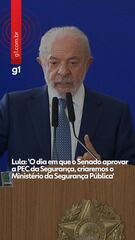  Lula condiciona criação de novo Ministério da Segurança Pública à aprovação de PEC no Senado