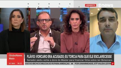 Senador Flávio Bolsonaro justifica termos informais em áudios vazados com Daniel Vorcaro