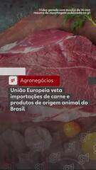 Veto da União Europeia a carnes brasileiras ameaça US$ 1,8 bilhão em vendas anuais
