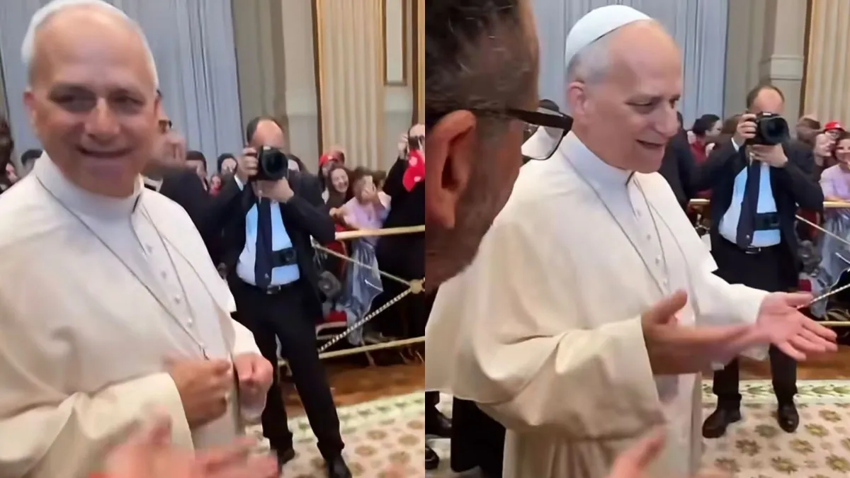 Papa Leão XIV aparece em vídeo de trend viral ao som de funk no Vaticano