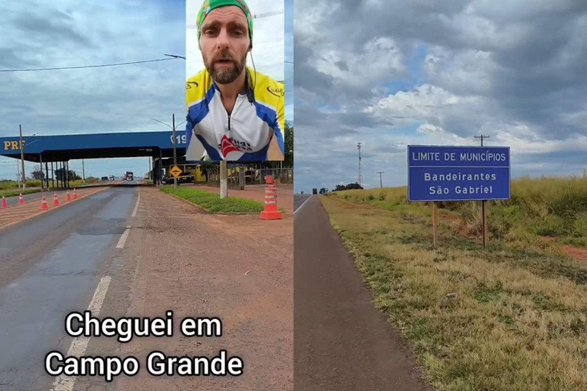 Ciclista bielorrusso percorre 27 mil km em expedição pelas rodovias do Brasil