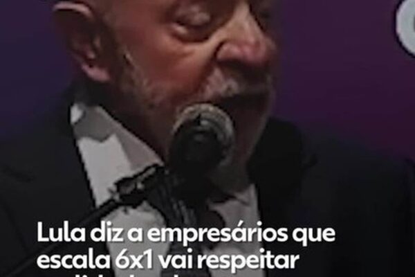Lula garante que fim da escala 6x1 considerará particularidades de cada setor econômico