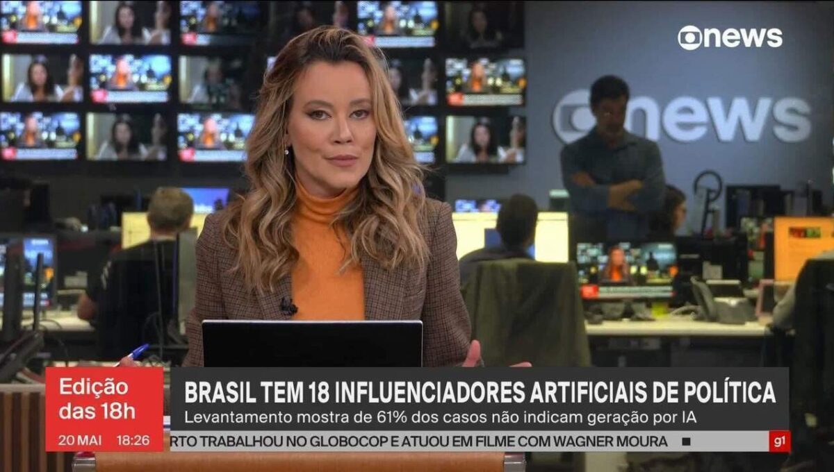 Uso de IA na política: 61% dos influenciadores artificiais omitem origem tecnológica, diz estudo