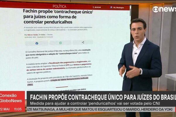 CNJ vota proposta de Edson Fachin para unificar holerites de magistrados e coibir verbas extras