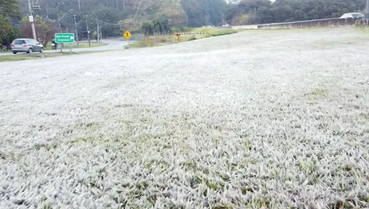 Massa de ar polar traz geada e mínimas de até -5°C para Santa Catarina