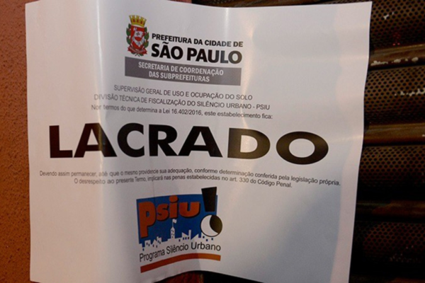 Prefeitura de SP envia projeto para multar barulho em residências e interditar comércios irregulares