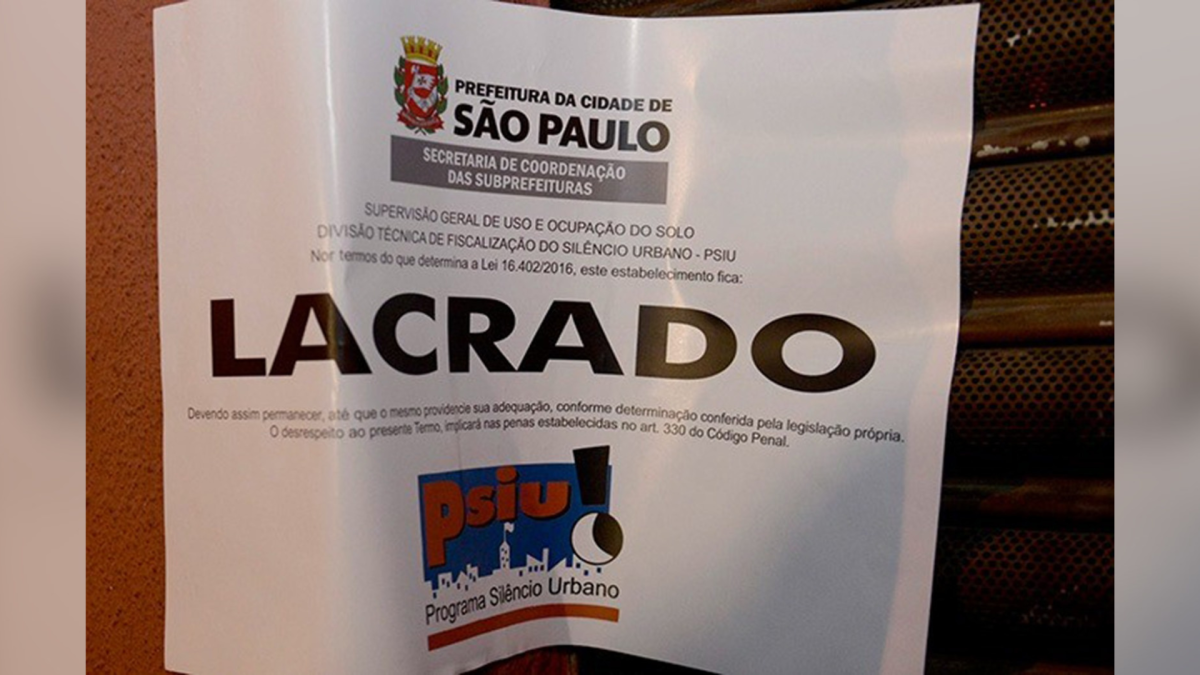 Prefeitura de SP envia projeto para multar barulho em residências e interditar comércios irregulares