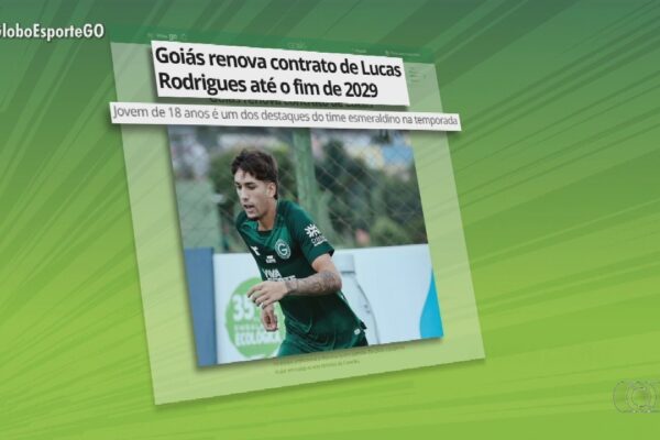 Volante Lucas Rodrigues, do Goiás, é convocado para a Seleção Brasileira Sub-20